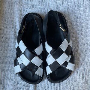 Alohas Marshmallow Scacci Sandals Size 39